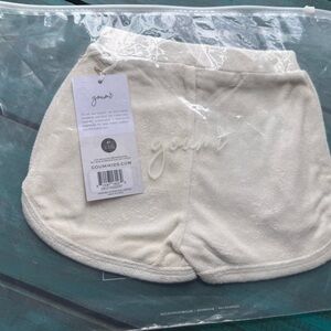 goumi Cream Terry Kids Shorts